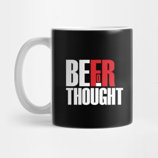 Beer for Thought - White Logo Mug